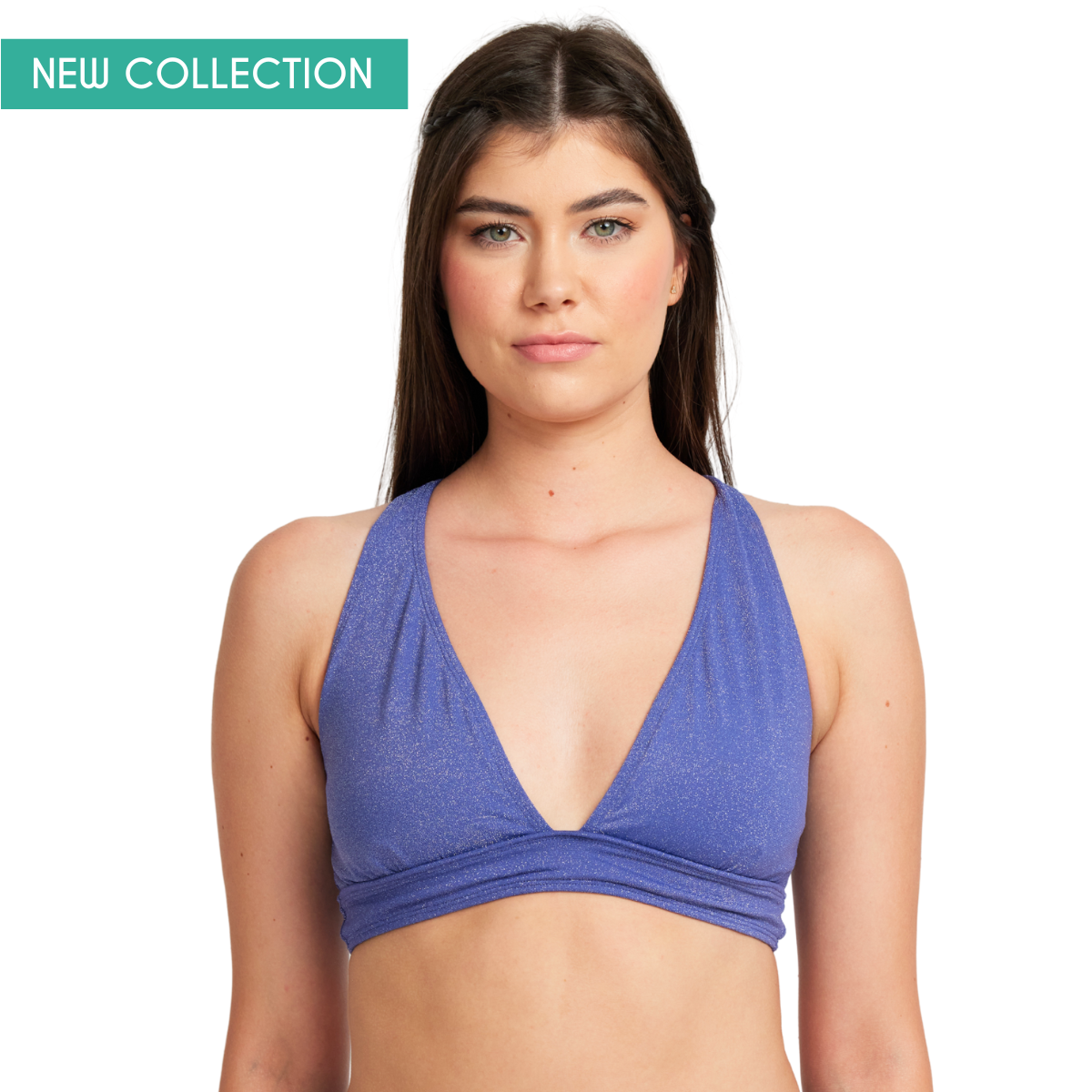 Galaxy bikini-bh fra Femi.Eko® i lilla – stilfuld og komfortabel pasform