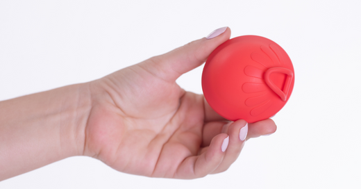 Menstruationsdisk, universal, safe, hard, rød