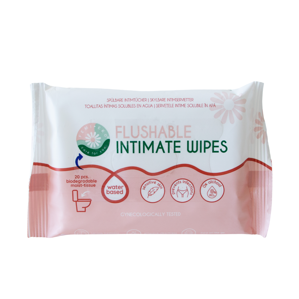 Femi.Eko® intimservietter – biologisk nedbrydelige og skylbare