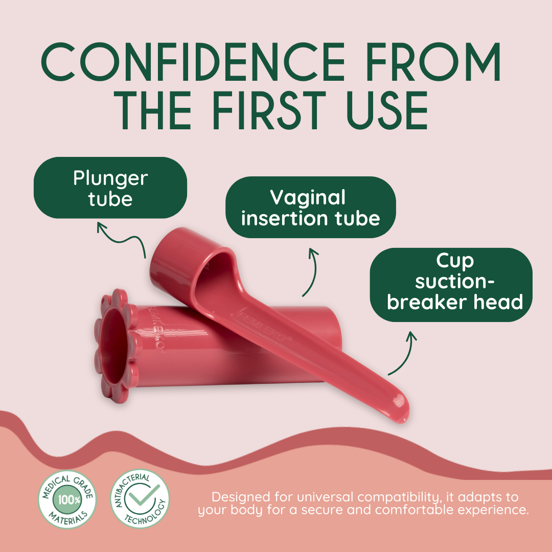 Femieko applikator med 99.99 procent antibakteriel beskyttelse | antibacterial menstrual applicator advanced protection