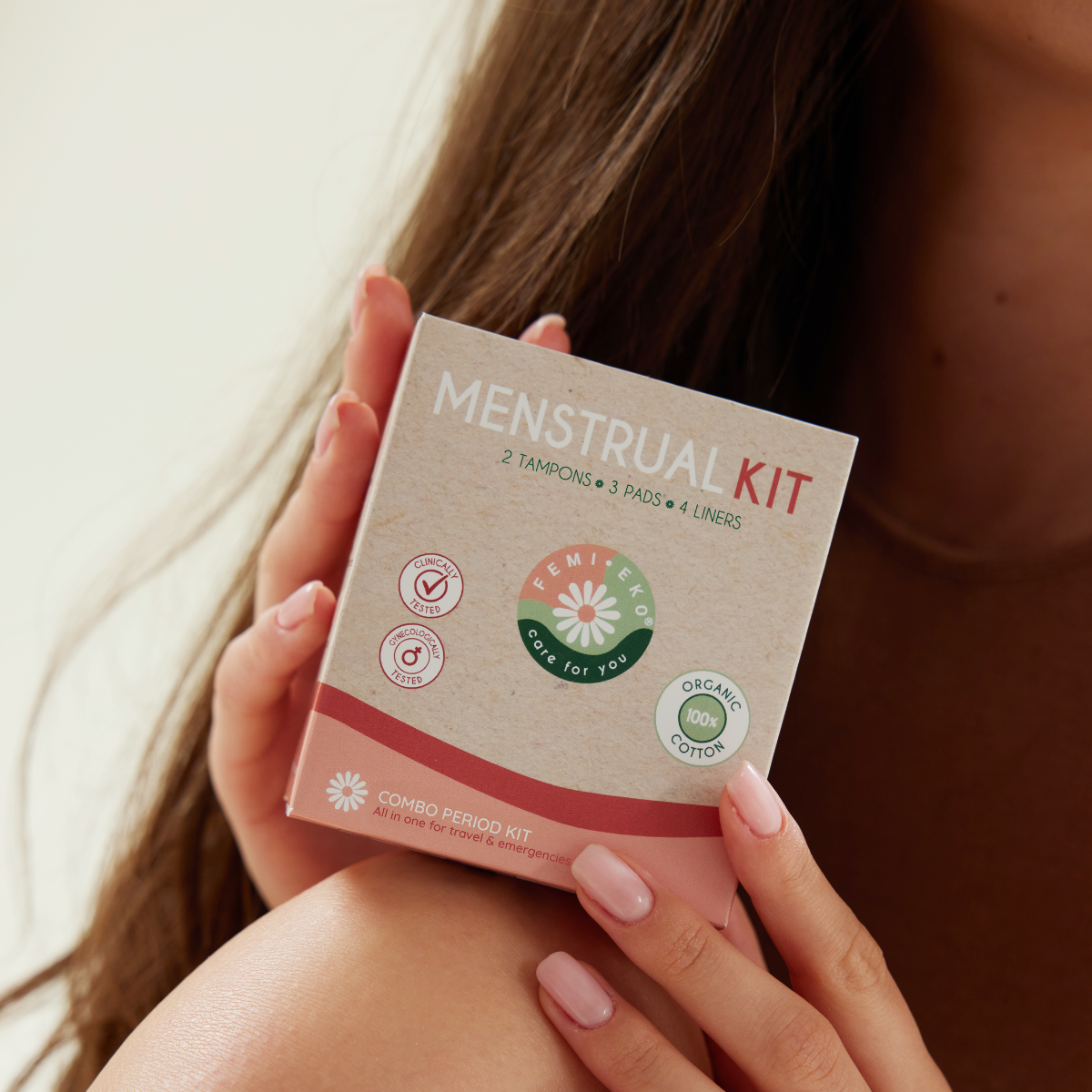 Organic menstrual kit | Mix of disposable products