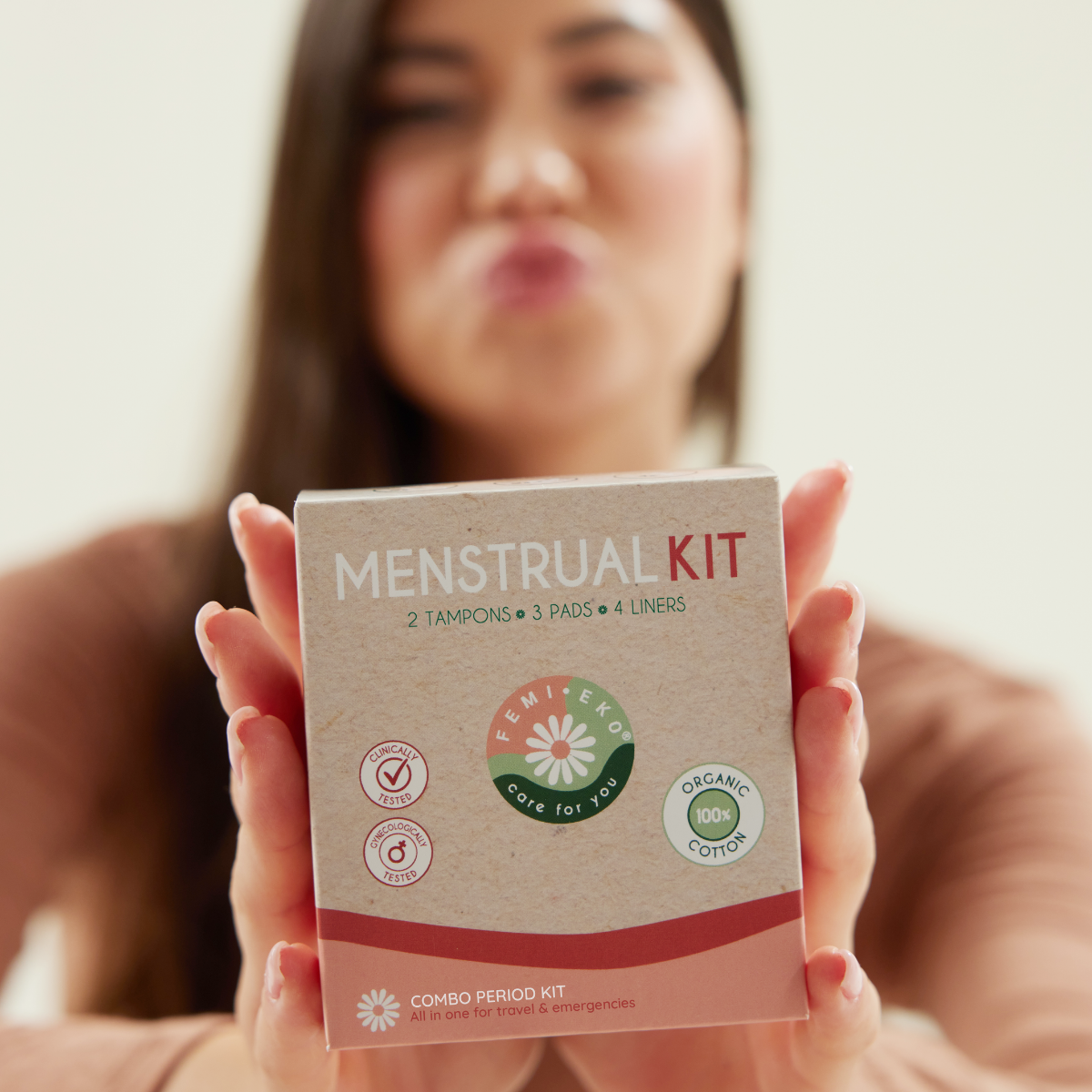 Organic menstrual kit | Mix of disposable products