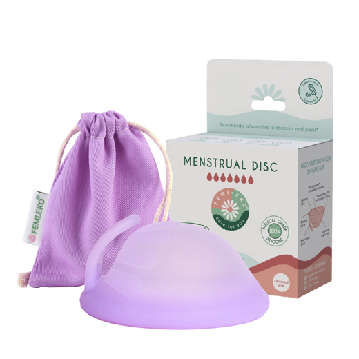 Universal Soft | Menstrual Disc | Antibacterial | Purple