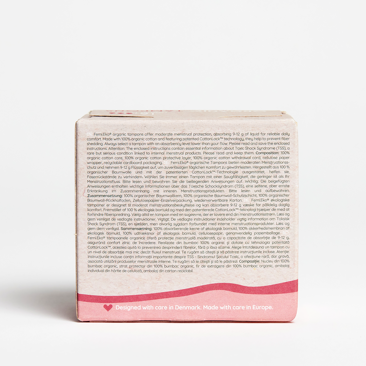 Organic cotton tampons | Regular | 16 pcs