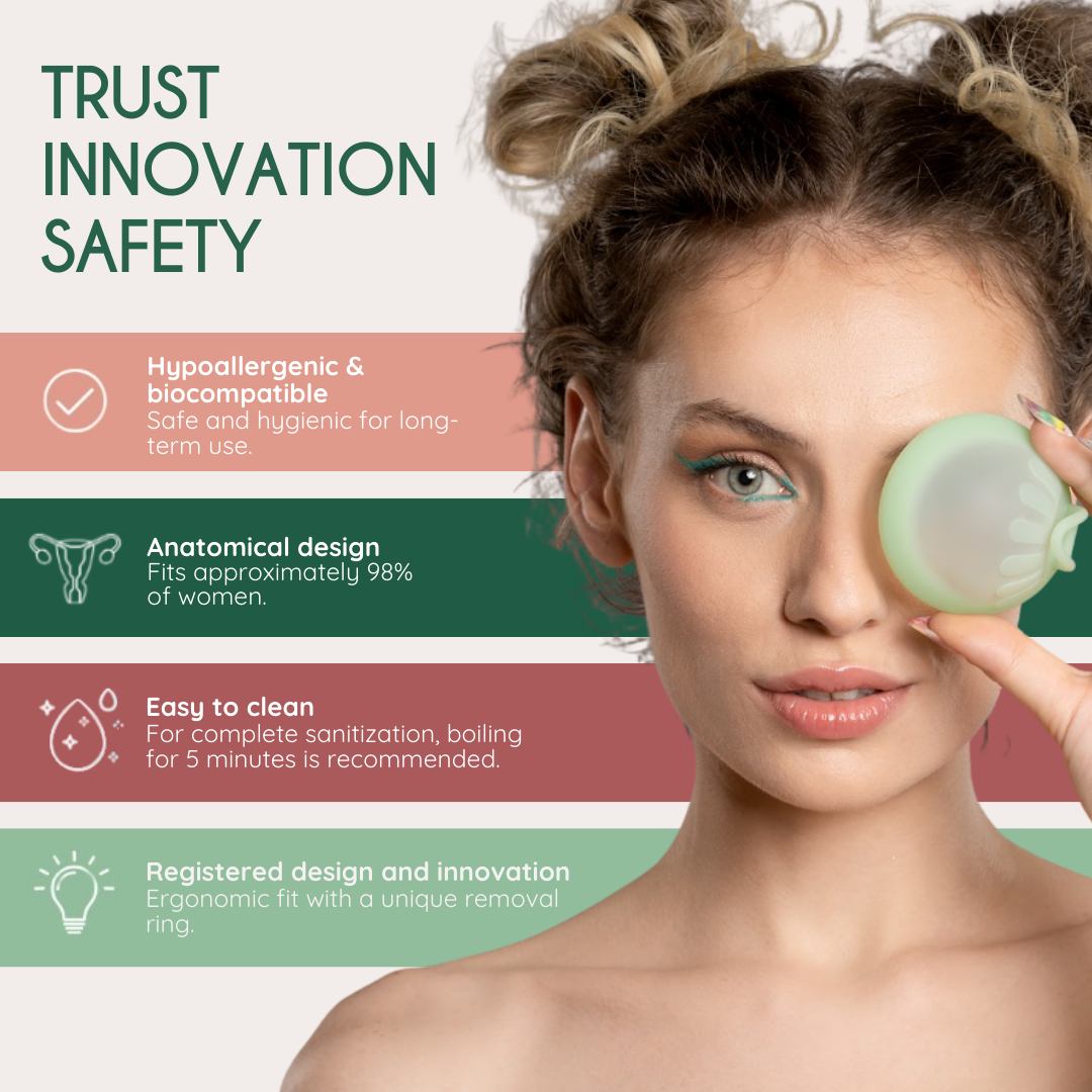 kompatibel med spiral menstruationsdisk | menstrual disc compatible with IUD