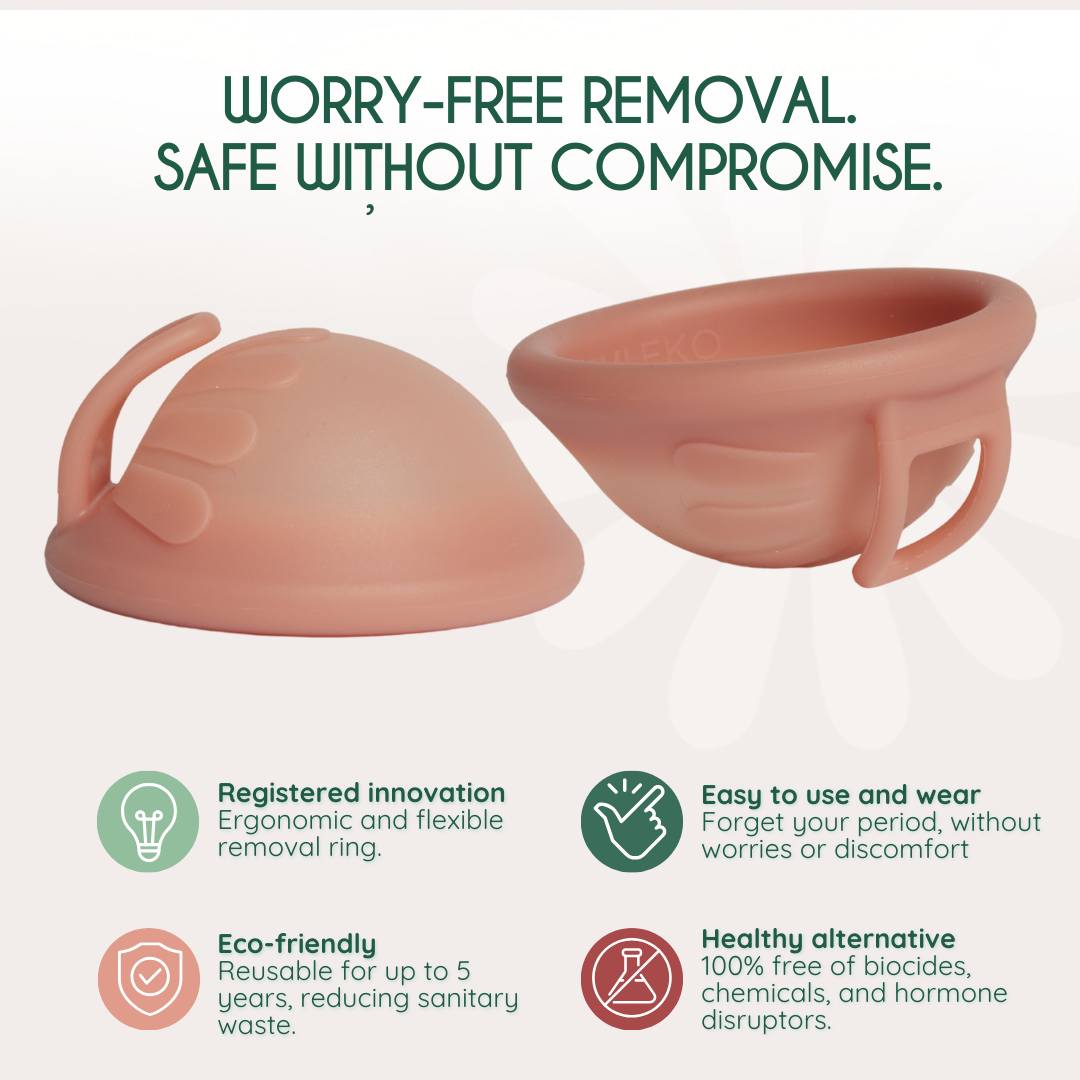 ergonomisk menstruationsdisk med stabil pasform | ergonomic menstrual disc with stable fit