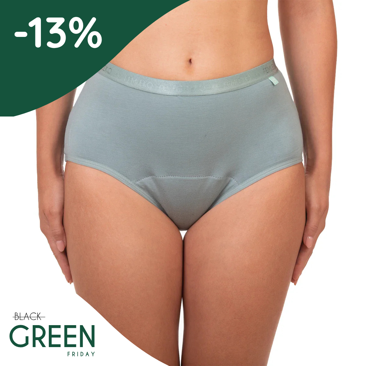 Anna period panties | Pistachio green