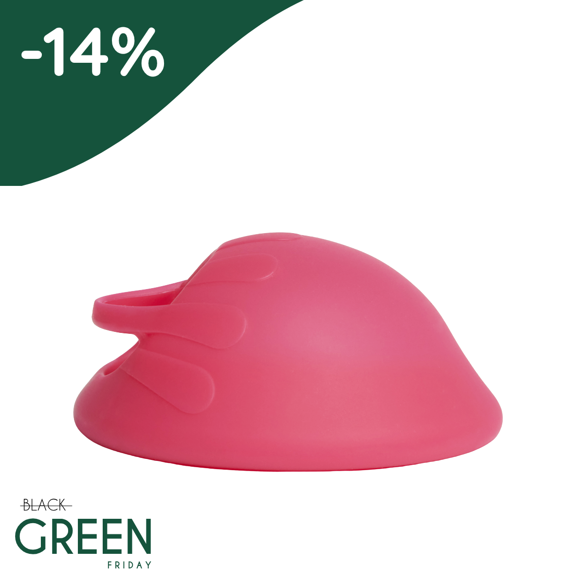 Delikate Menstruationsscheibe | Antibakteriell Safe | Fuchsia