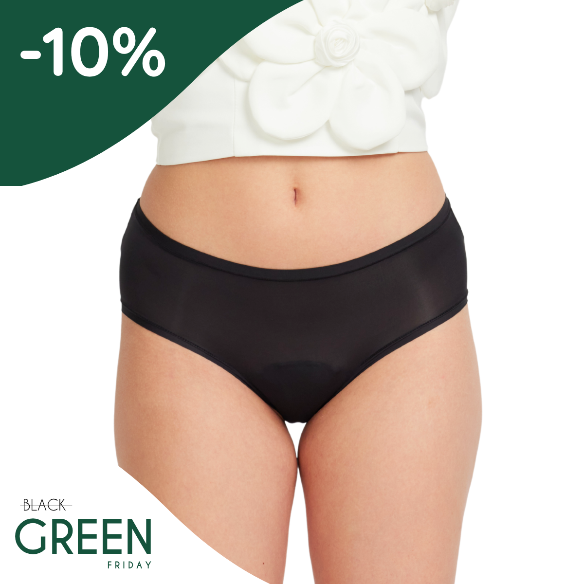 Flex | Menstrual panties | Size 4-in-1 | Black