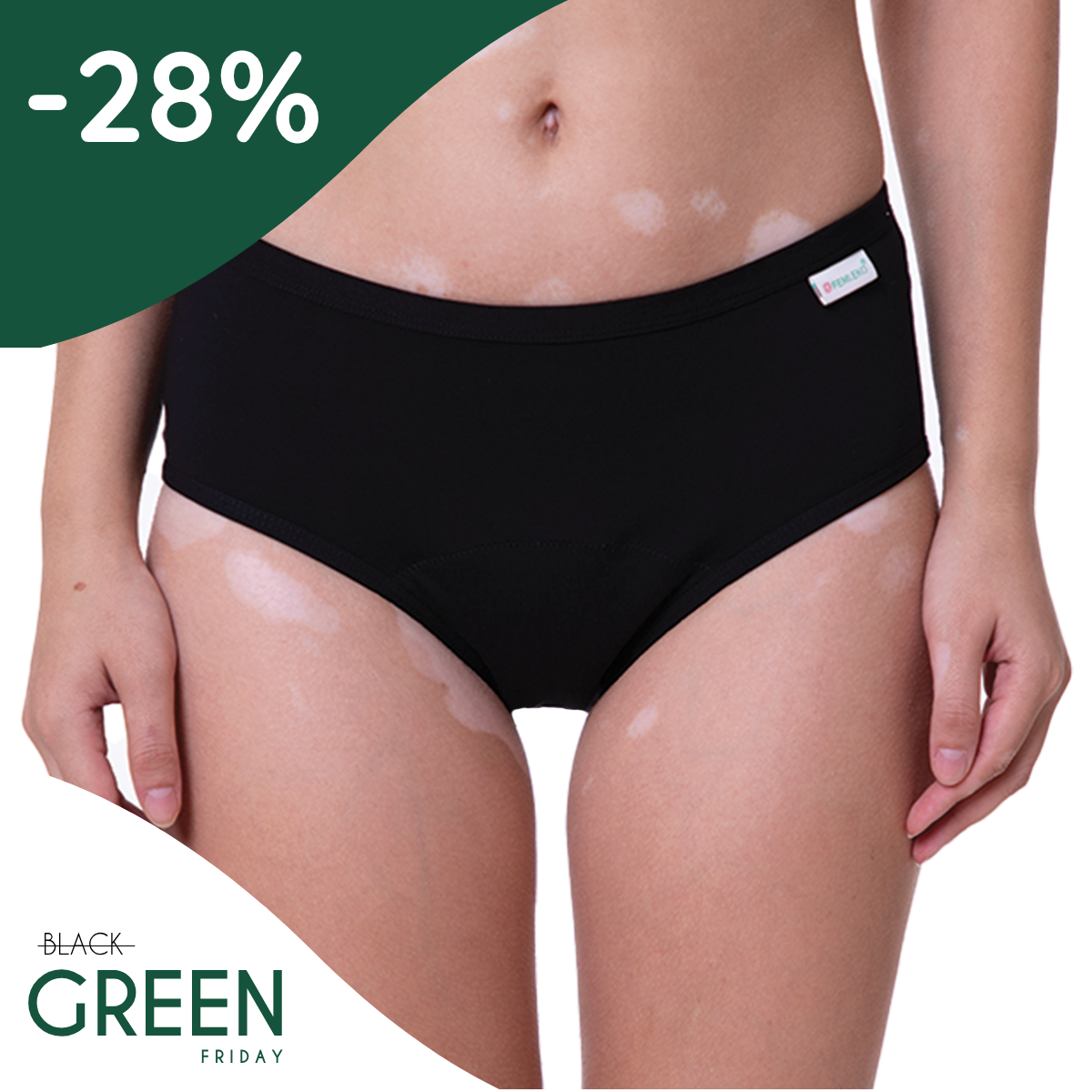 Ida Periodenunterwäsche | Schwarz