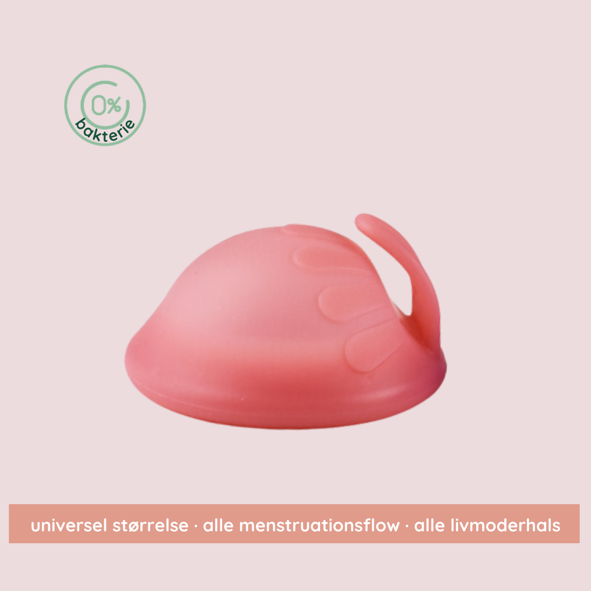 Universal Safe Soft Menstruationsdisk | Antibakteriel | Pink