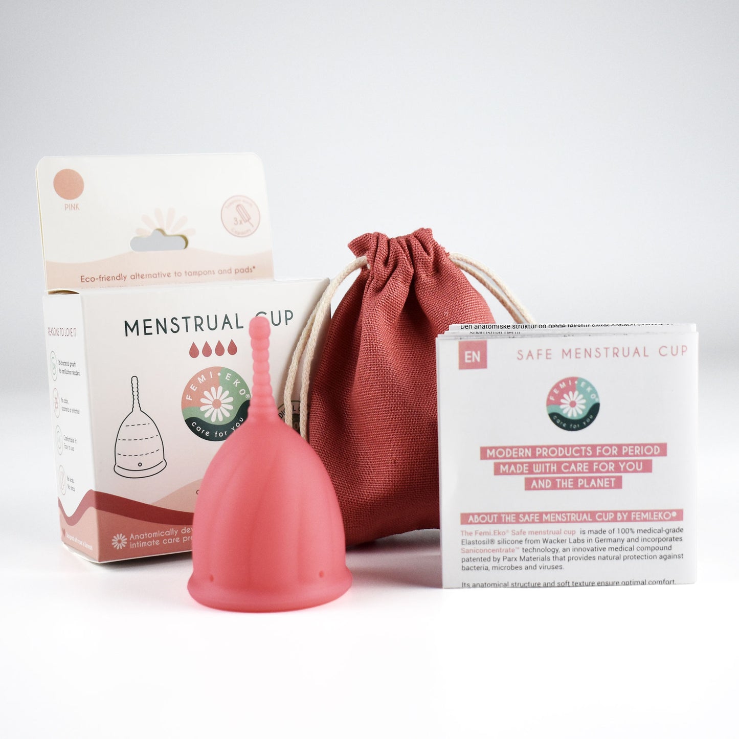 Safe Menstruationstasse | Größe S | Pink