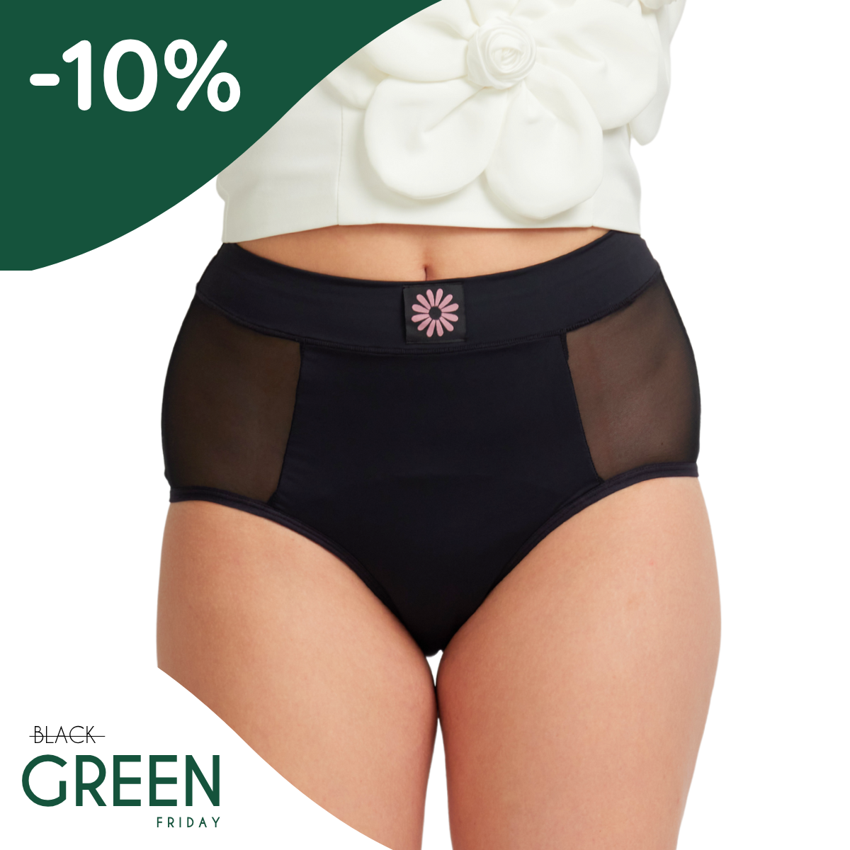 Nanna Period Panties | Black