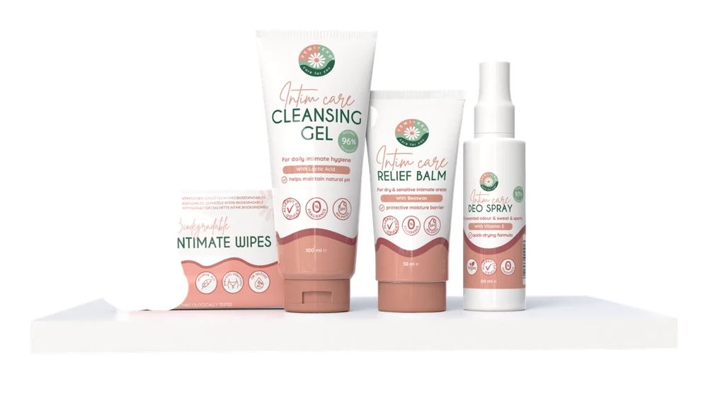 Femieko products for daily intimate care