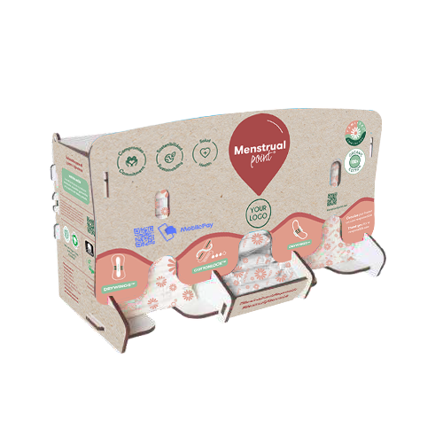 Femieko dispenser with period products