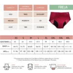 Menstrual panties Freja - High Waist - Burgundi